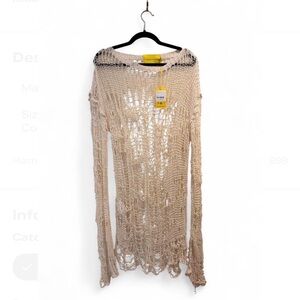 Marques Almeida Tan Cover Up Dress